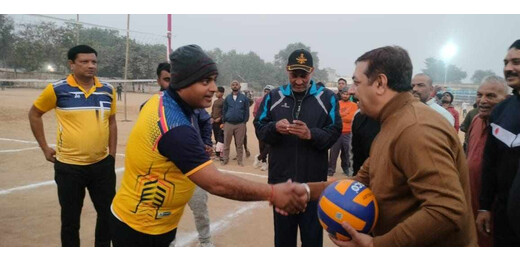 जिला प्रशासन बनाम भूतपूर्व सैनिक वॉलीबॉल मुकाबला, पूर्व सैनिकों की जीत